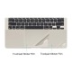 Macbook Air M3-M2 15 inç Sticker Film Koruyucu Touchpad Trackpad (TouchID'li) A2941 A3114 ile Uyumlu