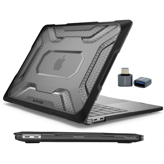 MacBook Air A1932 Outdoor Darbe Emici Şeffaf Kılıf 2018 2019