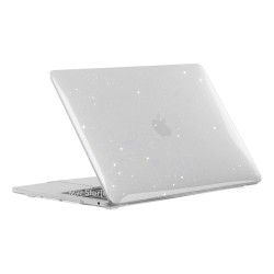 Macbook Air 13.6 inç M2-M3, Simli Kristal Parlak (TouchID'li Air M2-M3) A2681 A3113 ile Uyumlu