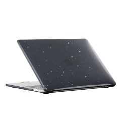 Macbook Air Kılıf 13.6 inç M2-M3, Simli Kristal Parlak (TouchID'li Air M2-M3) A2681 A3113 ile Uyumlu