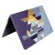 macbook air 13 inc geometrik desenli tpu lazer baskili ince sert kapak