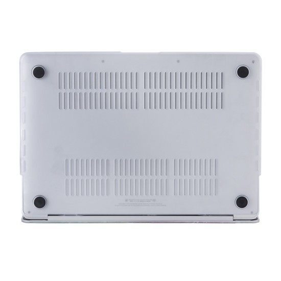 macbook air 13 inc geometrik desenli tpu lazer baskili ince sert kapak