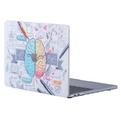 MacBook Air Kılıf 13 inç – A1369 A1466 ile Uyumlu Beyin Desenli Sert Koruma Kapak | Çizilmeye Dayanıklı