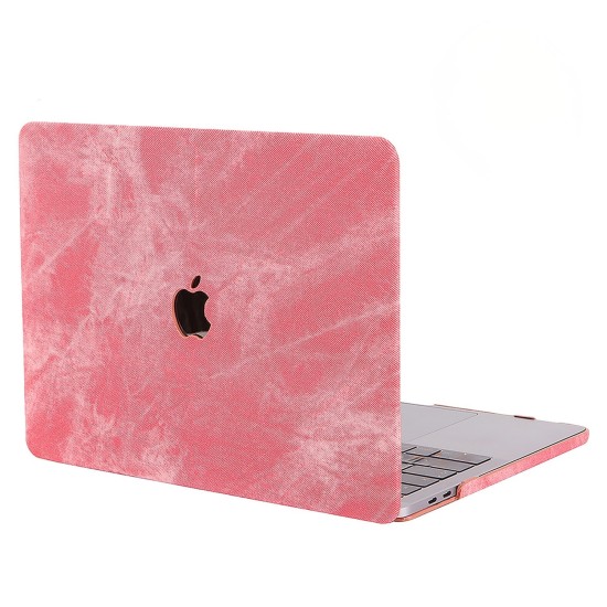 Macbook Air Kılıf 13 inç Kaplama Fabric01 Kumaş (Eski USB'li Model 2010-2017) A1369 A1466 ile Uyumlu