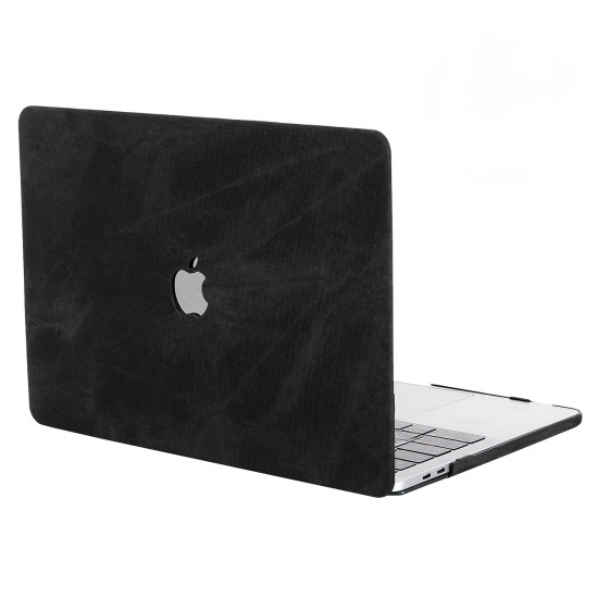 Macbook Air Kılıf 13 inç Kaplama Fabric01 Kumaş (Eski USB'li Model 2010-2017) A1369 A1466 ile Uyumlu