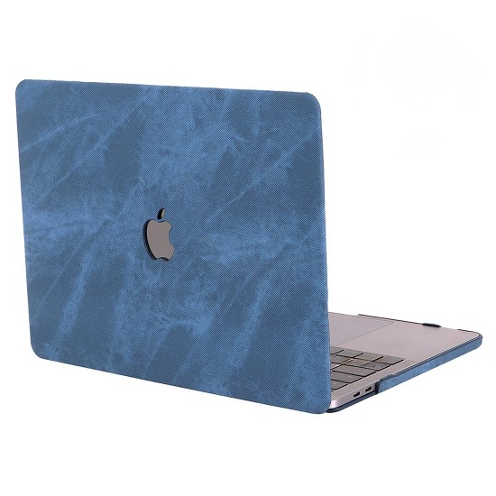 Macbook Air Kılıf 13 inç Kaplama Fabric01 Kumaş (Eski USB'li Model 2010-2017) A1369 A1466 ile Uyumlu