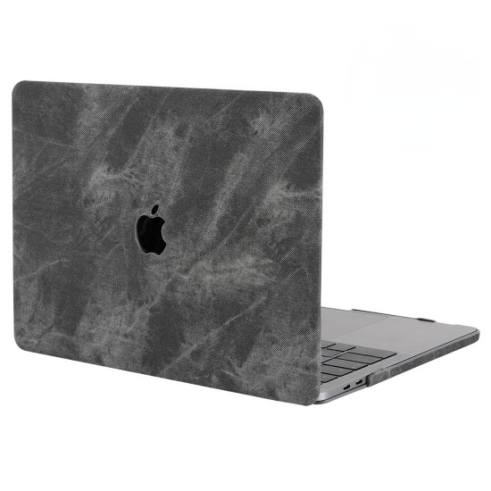 Macbook Air Kılıf 13 inç Kaplama Fabric01 Kumaş (Eski USB'li Model 2010-2017) A1369 A1466 ile Uyumlu