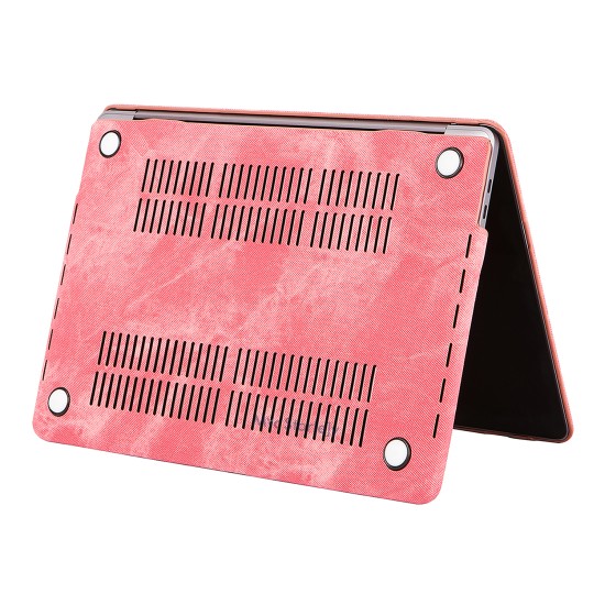 Macbook Air Kılıf 13 inç Kaplama Fabric01 Kumaş (Eski USB'li Model 2010-2017) A1369 A1466 ile Uyumlu