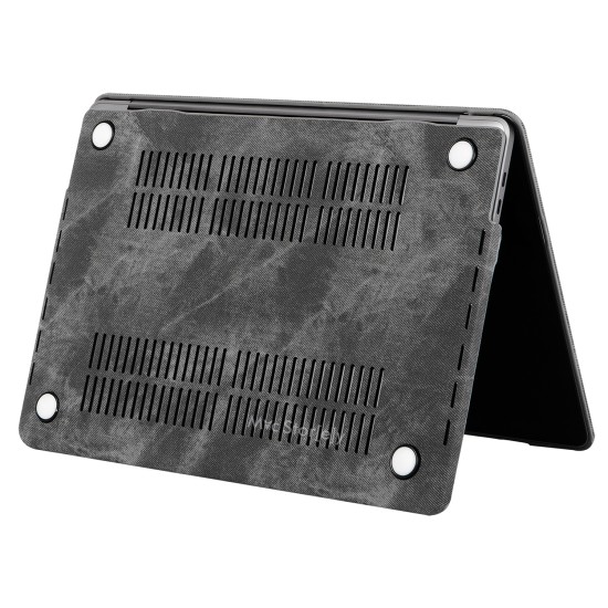 Macbook Air Kılıf 13 inç Kaplama Fabric01 Kumaş (Eski USB'li Model 2010-2017) A1369 A1466 ile Uyumlu