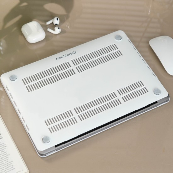 Macbook Air Kılıf 13 inç Mermer (Eski USB'li Model 2010-2017) A1369 A1466 ile Uyumlu