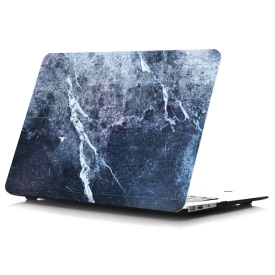 Macbook Air Kılıf 13 inç Mermer09NL (Eski USB'li Model 2010-2017) A1369 A1466 ile Uyumlu