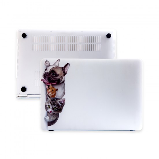 Macbook Air Kılıf 13 inç Animal01NL (Eski USB'li Model 2010-2017) A1369 A1466 ile Uyumlu