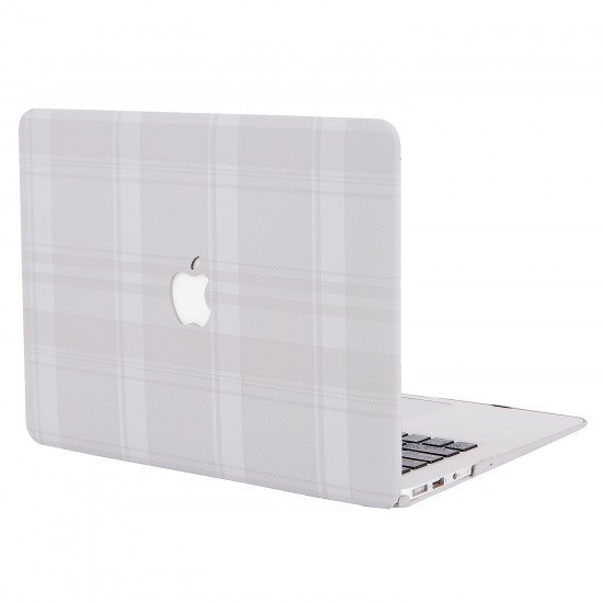 Macbook Air Kılıf 13 inç Burberry01 (Eski USB'li Model 2010-2017) A1369 A1466 ile Uyumlu
