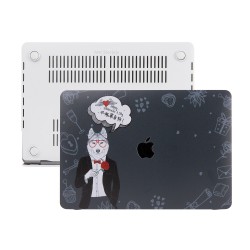 MacBook Air Kılıf HardCase A1369 A1466 2017 Öncesi ile Uyumlu Koruyucu Kılıf Dog01