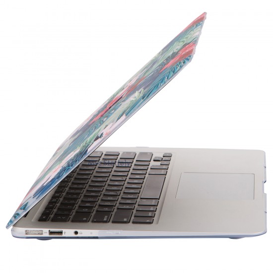 Macbook Air Kılıf 13 inç Flower01 (Eski USB'li Model 2010-2017) A1369 A1466 ile Uyumlu