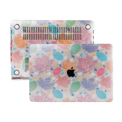 MacBook Air Kılıf HardCase A1369 A1466 2017 Öncesi ile Uyumlu Koruyucu Kılıf Leaf01