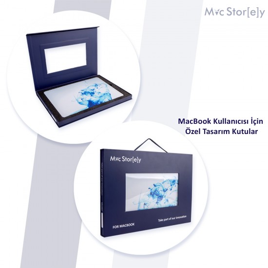 Macbook Air Kılıf 13 inç Mermer06NL (Eski USB'li Model 2010-2017) A1369 A1466 ile Uyumlu
