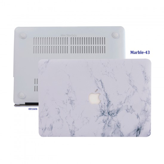 Macbook Air Kılıf 13 inç Mermer08 (Eski USB'li Model 2010-2017) A1369 A1466 ile Uyumlu