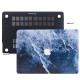 Macbook Air Kılıf 13 inç Mermer09 (Eski USB'li Model 2010-2017) A1369 A1466 ile Uyumlu