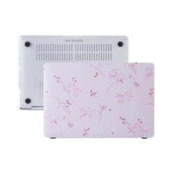 MacBook Air Kılıf HardCase Touch ID A1932 A2179 A2337 ile Uyumlu Koruyucu Kılıf Flower05