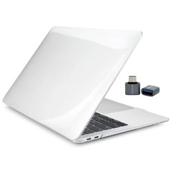 MacBook Air 15.3 İnç Kılıf Kristal Parlak TPU Sert Kapak M4-M3-M2 Uyumlu İnce Hafif Darbe Çizik Koruma