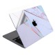 Macbook Air Kılıf Koruyucu Kaplama Laptop Sticker (TouchID'li) A2179 ile Uyumlu Marble14
