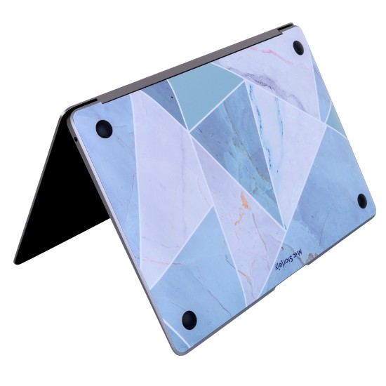 Macbook Air Kılıf Koruyucu Kaplama Laptop Sticker (TouchID'li) A2179 ile Uyumlu Marble14