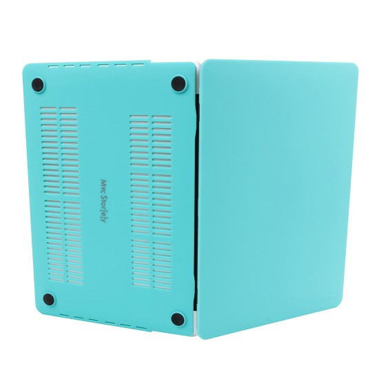 Macbook Air Kılıf M1 Çip Mat Flu A1932 A2179 A2337 (2018-2020) Modeli ile Uyumlu