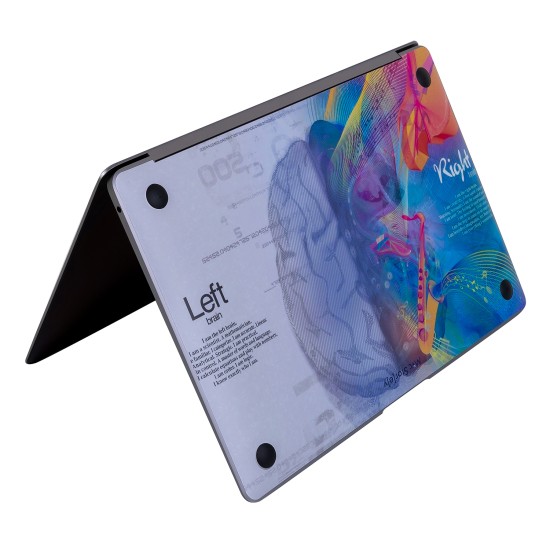 Macbook Air Kılıf Sticker Kaplama Laptop Koruyucu (TouchID'li) A2179 ile Uyumlu BrainNL