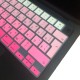 rusça macbook klavye koruyucu gradient silikon