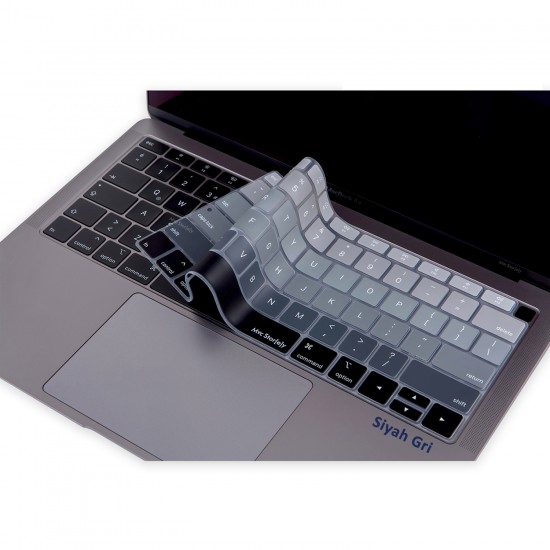 Laptop MacBook Air 13inc Klavye Koruyucu A1932 2018/2019 Uyumlu Amerika İngilizce Baskılı Ombre Laptop MacBook Air 13inc Klavye Koruyucu A1932 2018/2019 Uyumlu Amerika İngilizce Baskılı Ombre