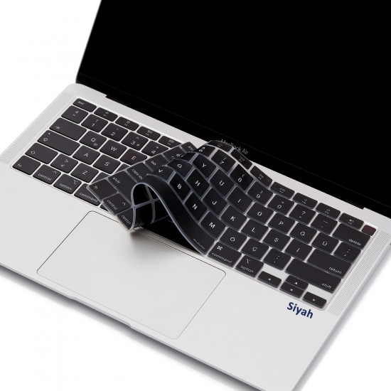 Laptop MacBook Air 13inc Klavye Koruyucu A2179 A2337 2020 2021 Uyumlu İngilizce Türkçe Baskılı Laptop MacBook Air 13inc Klavye Koruyucu A2179 A2337 2020 2021 Uyumlu İngilizce Türkçe Baskılı