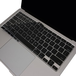 Macbook Air M1 13.3inç Klavye Koruyucu TouchID'li (US-ABD İngilizce) A2179 A2337 ile Uyumlu