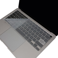 Macbook Air M1 13.3inç Klavye Koruyucu TouchID'li (US-ABD İngilizce) A2179 A2337 ile Uyumlu