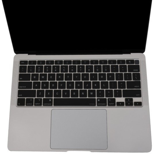 Macbook Air M1 13.3inç Klavye Koruyucu TouchID'li (US-ABD İngilizce) A2179 A2337 ile Uyumlu