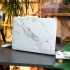 MacBook Air M1 13 inç Mermer Desenli Hard Case Koruyucu Kılıf Darbeye Dayanıklı Çizik Önleyici PC Sert Kapak Laptop Koruma Kılıfı
