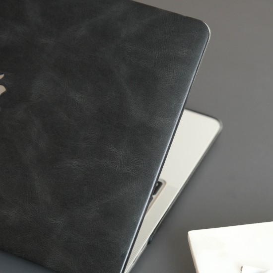macbook air a2337 a2179 a1932 uyumlu deri kapak sert kilif