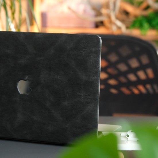 macbook air a2337 a2179 a1932 uyumlu deri kapak sert kilif