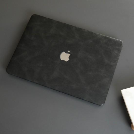 macbook air a2337 a2179 a1932 uyumlu deri kapak sert kilif