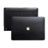 Macbook Air M1 Deri Kılıf 360 Derece Saran Kaplama Koruyucu (TouchID'li M1 Air) A2337 A2179 A1932 ile Uyumlu