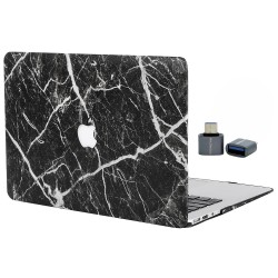 Macbook Air M1 Kılıf 13 inç F.Marble (TouchID'li M1 Air) A2337 A2179 A1932 ile Uyumlu