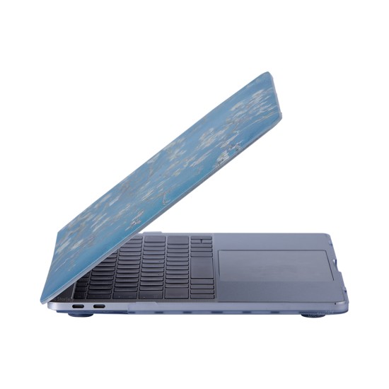 Macbook Air M1 Kılıf 13 inç Flower03NL (TouchID'li M1 Air) A2337 A2179 A1932 ile Uyumlu