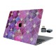 Macbook Air M1 Kılıf 13 inç Flower04 (TouchID'li M1 Air) A2337 A2179 A1932 ile Uyumlu
