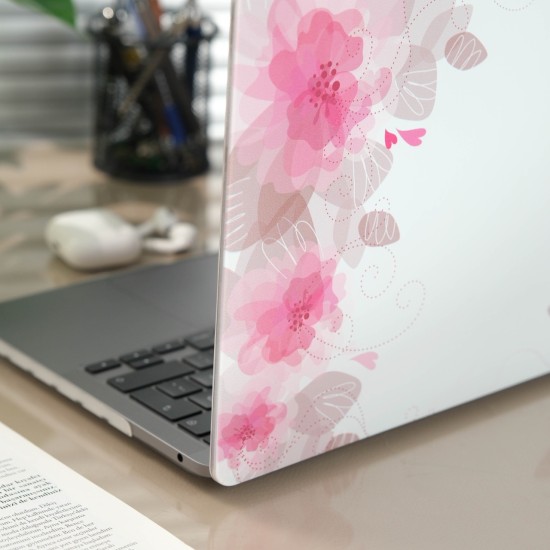 Macbook Air M1 Kılıf 13 inç Flower06NL (13.3" M1 Air) A2337 A2179 A1932 ile Uyumlu