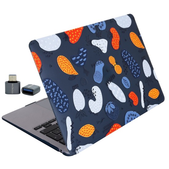 Macbook Air M1 Kılıf 13 inç FruitFeast01NL (TouchID'li M1 Air) A2337 A2179 A1932 ile Uyumlu