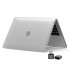 Macbook Air M1 Kılıf 13 inç Kristalline İz Yapmaz (TouchID'li M1 Air) A2337 A2179 A1932 ile Uyumlu