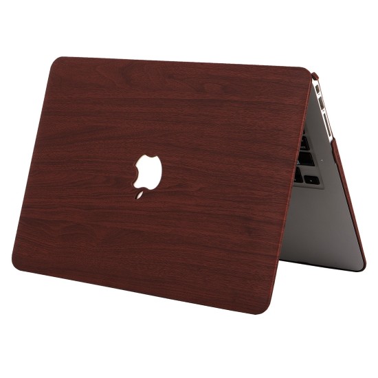 Macbook Air M1 Kılıf 13 inç Wood Ahşap Kılıf (TouchID'li M1 Air) A2337 A2179 A1932 ile Uyumlu