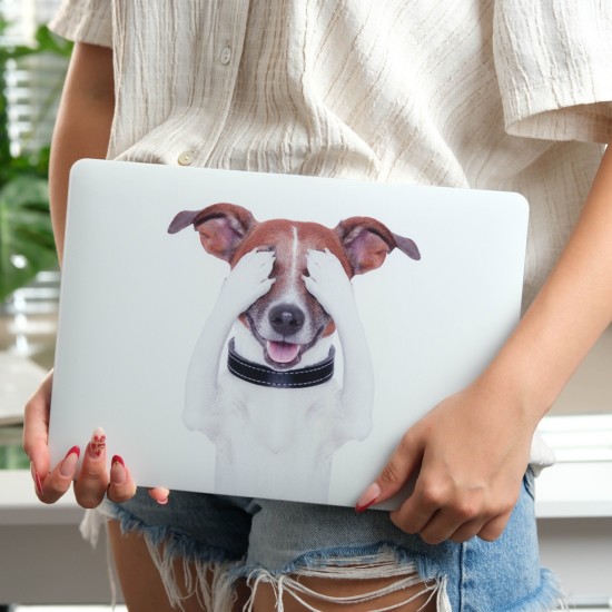 Macbook Air M1 Kılıf 13inç Dog01NL (TouchID'li M1 Air) A2337 A2179 A1932 ile Uyumlu