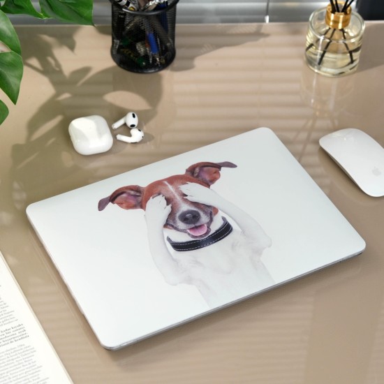 Macbook Air M1 Kılıf 13inç Dog01NL (TouchID'li M1 Air) A2337 A2179 A1932 ile Uyumlu