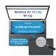 Macbook Air 13.3 inç M1 Çip Uyumlu Sert Kapak | Hard Case Koruyucu Lazer Baskılı Desenli